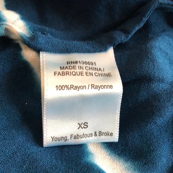 Young Fabulous & Broke tie dye dress NWT - Picture 6 of 8